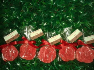 Sabonete Rosa Aberta - Artesanato e Personalizados