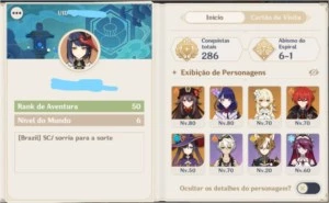 AR 50/ HU TAO + HOMA + HARPA CELESTIAL/ SERVER NA - Genshin Impact