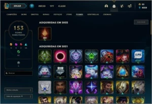 Conta Gold 1 Varios Champs e Skins - League of Legends LOL