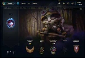 Conta Gold 1 Varios Champs e Skins - League of Legends LOL