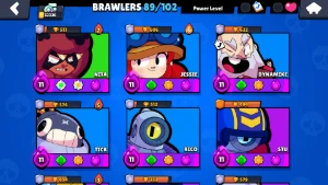 Brawl Stars 32K Troféus | 155 Skins(+13K Gemas Gastas)