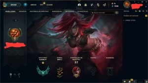 Platina 4 / 18k essência  / email não confirmado / mmr bom - League of Legends LOL