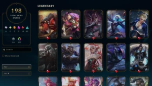 Conta Ouro com 198 Skins Main Katarina com 1m de Maestria - League of Legends LOL