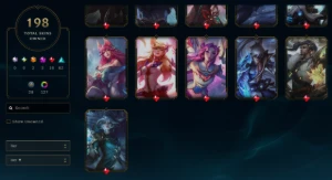 Conta Ouro com 198 Skins Main Katarina com 1m de Maestria - League of Legends LOL