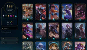 Conta Ouro com 198 Skins Main Katarina com 1m de Maestria - League of Legends LOL