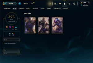 Unrnaked com TODOS os champs e 325 Skins + 92 Cromas - League of Legends LOL