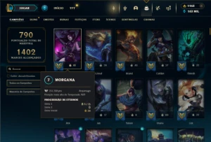 Unrnaked com TODOS os champs e 325 Skins + 92 Cromas - League of Legends LOL