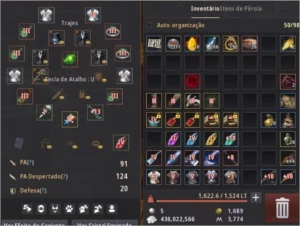 BDO SA - Conta full P2W - Full item de lifeskill - Black Desert