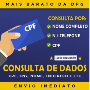 🕵🏼‍♂️ Consulta De Dados Pessoais, Cpf,Email,Telefone ETC..