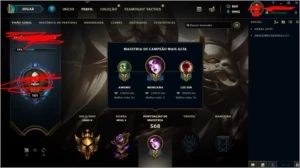 Conta League of Legend 831 Skins - League of Legends LOL
