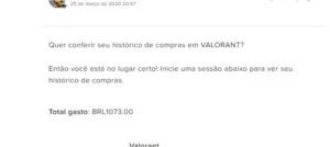 CONTA ANTIGA RIOT GAMES VALORANT/LOL
