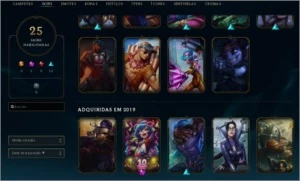 Conta de lol Ouro IV lvl 79 - League of Legends