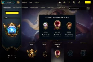 CONTA NO LOL OURO 1 - VÁRIOS CAMPEÕES - League of Legends