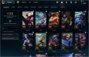 CONTA NO LOL OURO 1 - VÁRIOS CAMPEÕES - League of Legends