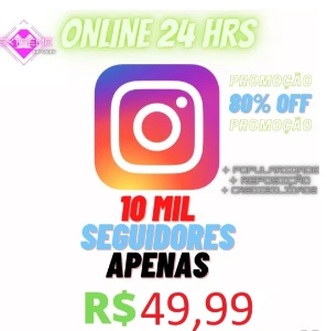 Seguidores Instagram, tiktok.. temos de todas plataformas. - Redes Sociais