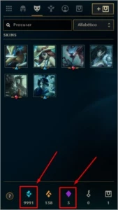 CONTA DIAMANTE COM CRIAÇÃO HEXTEC COMPLETA - League of Legends LOL