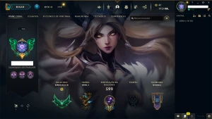 Conta LOL Esmeralda III. Todos os campeões e 187 Skins. +LoR - League of Legends
