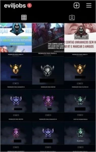 😈 EVIL JOBS 😈 ELOJOB, DUOBOOST, CONTA UNRANKED - League of Legends LOL