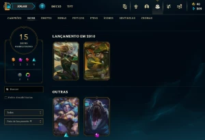 Conta nível 71 🦋 Seraphine canção do oceano de prestígio+ - League of Legends LOL