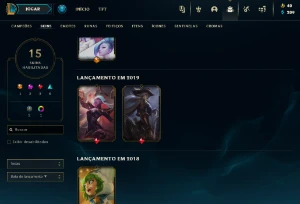 Conta nível 71 🦋 Seraphine canção do oceano de prestígio+ - League of Legends LOL