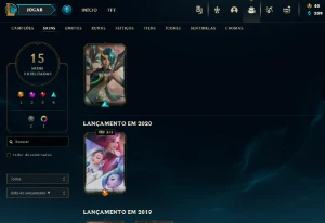 Conta nível 71 🦋 Seraphine canção do oceano de prestígio+ - League of Legends LOL