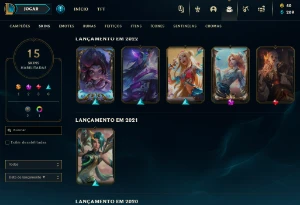 Conta nível 71 🦋 Seraphine canção do oceano de prestígio+ - League of Legends LOL