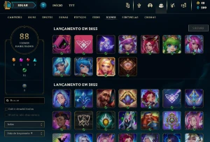 Conta nível 71 🦋 Seraphine canção do oceano de prestígio+ - League of Legends LOL