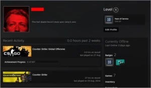 Conta Steam Old - 10 Anos - Counter Strike CS
