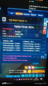 Conta Gdmo Na bem upada - Digimon Masters Online