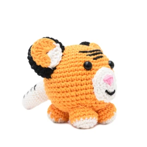 Tigre bola em amigurumi - Artesanato e Personalizados