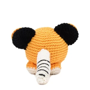 Tigre bola em amigurumi - Artesanato e Personalizados