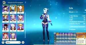 ✨Genshin Impact conta Eula + Canção dos Pinhos +ayaka ✨