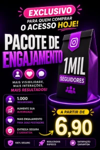 1.000 Seguidores da PROMOÇÃO - Redes Sociais