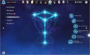 Genshin AR54 com Diluc e Mona(C1), Xiao, Childe, Qiqi e Jean - Genshin Impact