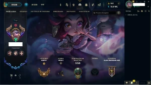 Conta de lol lvl 558 com todos os campeões (212 skins) - League of Legends