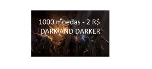 Gold Dark And Darker - 1000 K Por 2 Reais - Outros