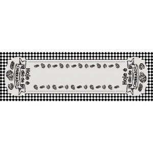 Caminho de Mesa Estampa Churrasco - Artesanato e Personalizados