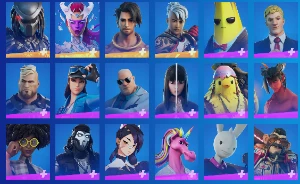 Conta Fortnite com 82 skins e mais!