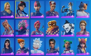Conta Fortnite com 82 skins e mais!