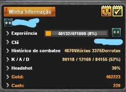 Conta PB Tenente Coronel 4 com cash full titulos - Point Blank