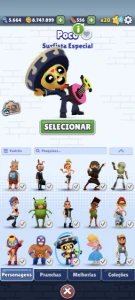 Contas rara Subway Surfers 5mil chaves+todos os perssonagens - Outros