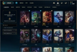 Conta bronze 3 barata com 1 skin e 25 champs - League of Legends LOL