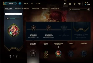 Conta bronze 3 barata com 1 skin e 25 champs - League of Legends LOL