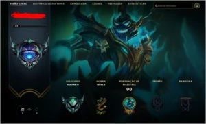 Conta PLATINA ganhando 20 a 23 pdl - League of Legends LOL