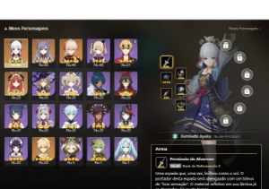 Conta AR 24 com ayaka, kazuha e keqing!!!! - Genshin Impact