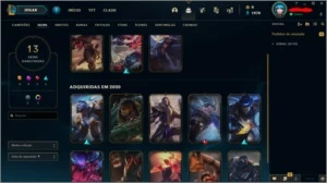CONTA DIAMANTE 2 LOL MMR BOM - League of Legends