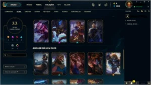 Conta Platina 4 Season 9 (MMR muito bom) - League of Legends LOL