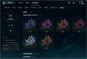 Conta Mestre - 190 skins - Pulsefire ezreal - League of Legends LOL