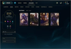 CONTA GRAND-MASTER ALL CHAMPIONS 232 SKINS - League of Legends LOL