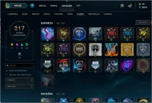 CONTA GRAND-MASTER ALL CHAMPIONS 232 SKINS - League of Legends LOL